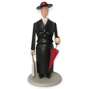 Räucherfigur Finanzprüferin