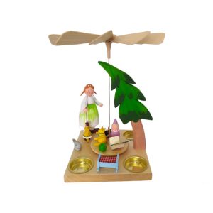 Teelichtpyramide Mädchen