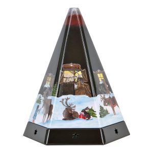 Räucherpyramide mit integriertem Räucherkerzenhalter