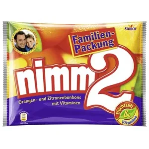 Nimm2, Fruchtbonbons, 429 g Beutel