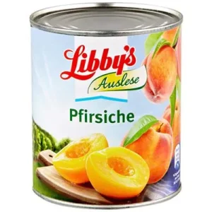 Libby’s, Pfirsiche, gezuckert, in Hälften, 825 g Dose