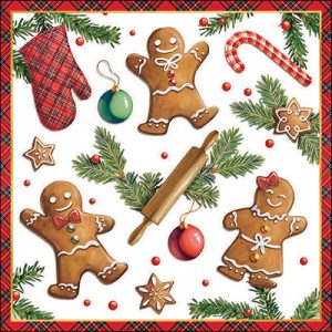 Napkin 33 Gingerbread cookies FSC Mix