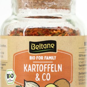 Beltane Bio for Family Kartfoffeln & Co. Korkenglas, vegan, glutenfr, lactosefr