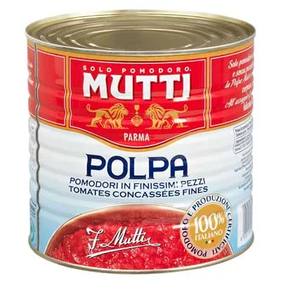 Mutti, Polpa, Feinstes Tomatenfruchtfleisch, 2,65 kg Dose