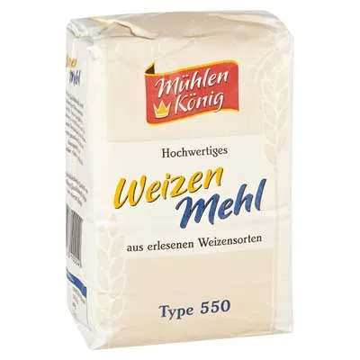 Mühlen König, Weizenmehl Type 550, 1 kg Packung