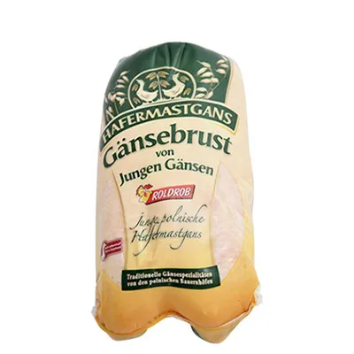 Roldrob, Polnische Gänsebrust, HKL A, tiefgefroren, 1 kg Packung