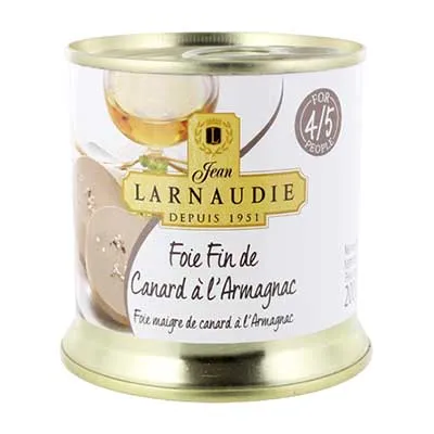 Jean Larnaudie, Entenleber mit Armagnac, 200 g Dose