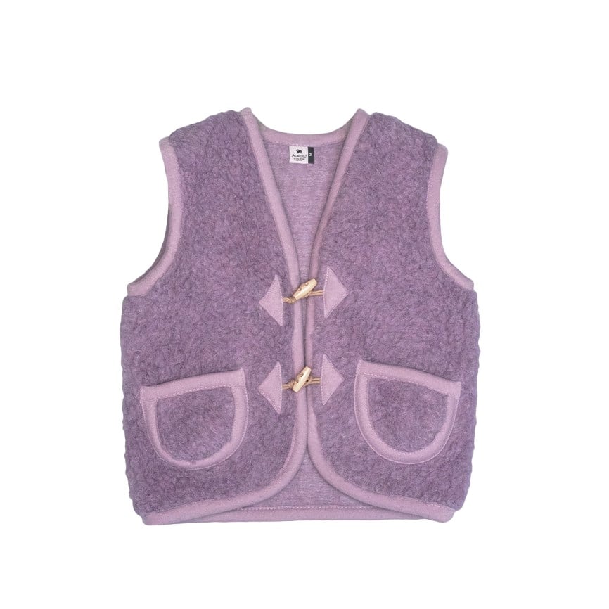 Wollweste Bodywarmer *Alpen Junior*, Lila – Bild 2