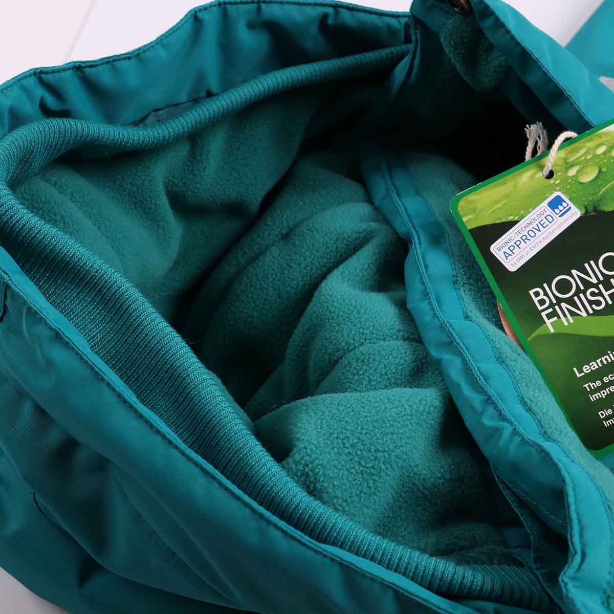 “Green Cotton” Outdoorjacke petrol Gr. 122 – Bild 3