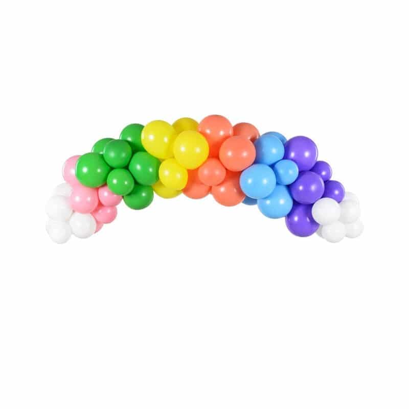 Ballongirlande, Regenbogen