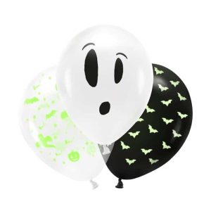 Halloween UV Ballons, BOO!