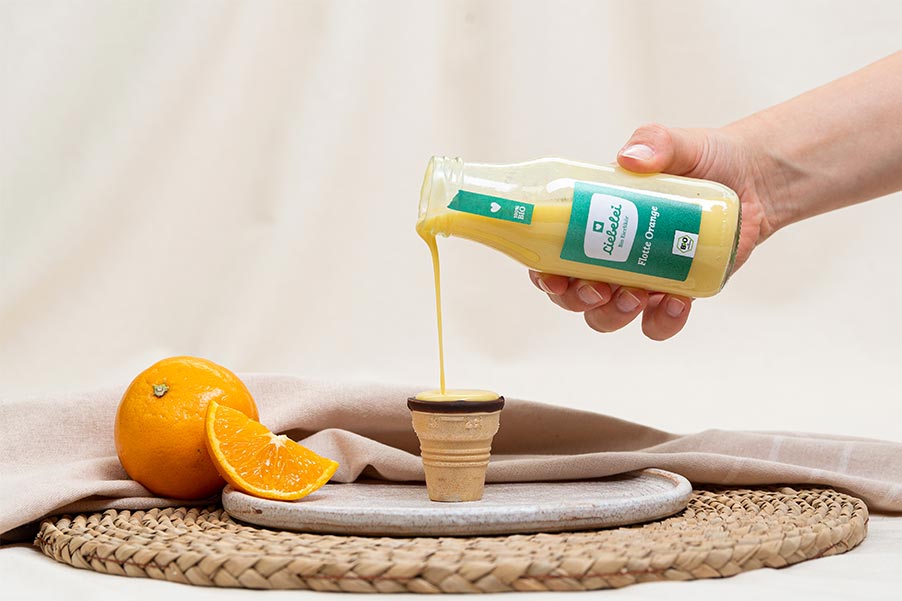Liebelei Bio Eierlikör FLOTTE ORANGE 500ml – Bild 3