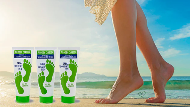 Pilogen Carezza – Fußpflege mit aromatischen Kräutern (3 Produkte) INHALT / 60ml + 60ml + 75ml