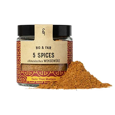 SoulSpice, Bio, 5 Spices, Gewürzmischung, 45 g Glas