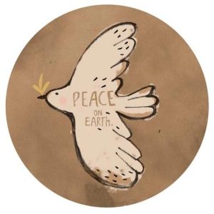 Wandsticker “Peace Bird”