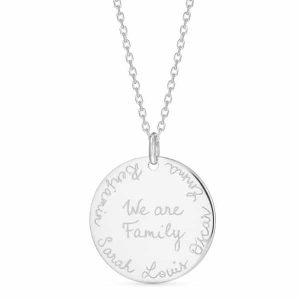 Personalisierte We Are Family Halskette in 925er Sterlingsilber