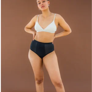 Yoni.care | Periodenunterwäsche • High Waist Farbe. Black Größe XXS