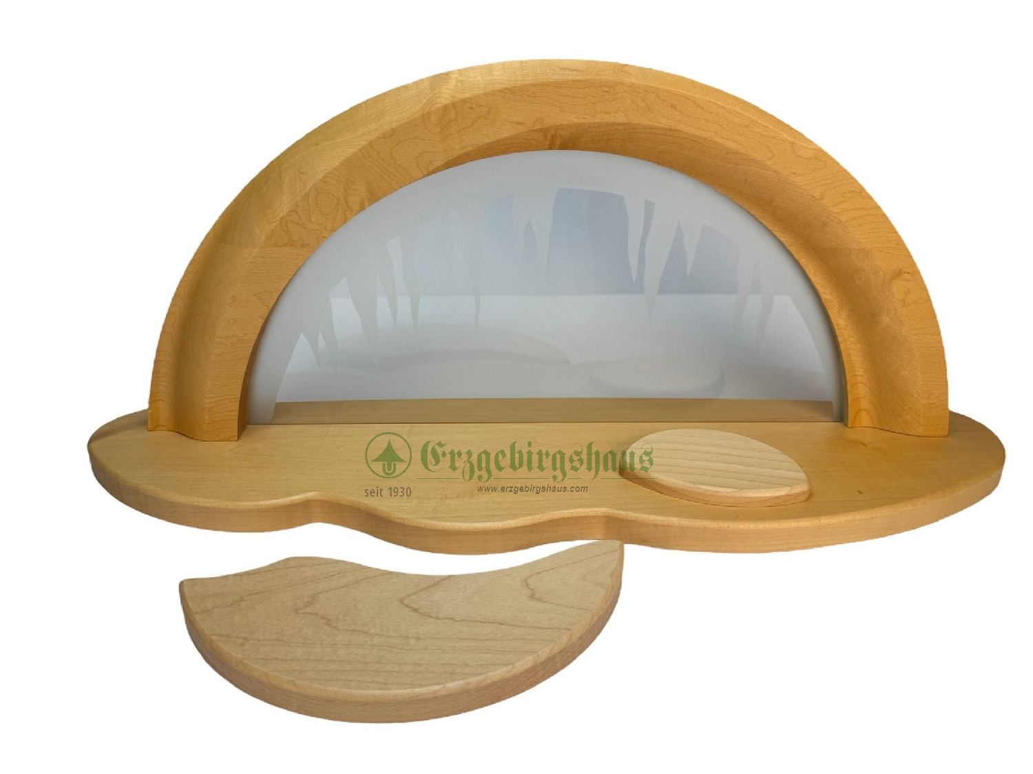 LED-Bogen Ahorn mit Glasrückwand ohne Figuren A – Bild 2