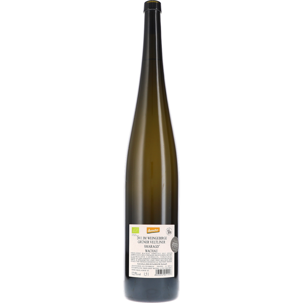 Im Weingebirge, Grüner Veltliner Smaragd trocken 2011 1500ml Magnum – Bild 2