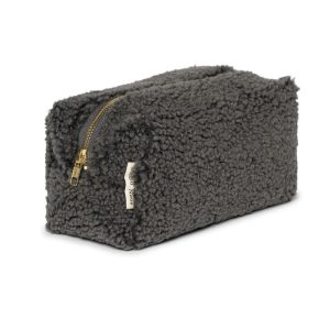 Kulturtasche Pouch *Teddy*, Dunkelgrau