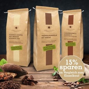 Probierpaket “Best of Chocolate” – 3 edle Schokoladen Spezialitäten (1.350g)